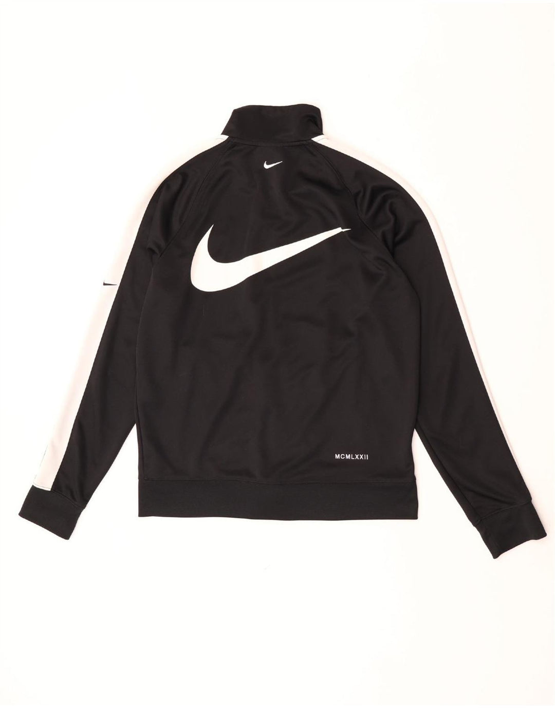 Giacca da ginnastica Nike Swoosh Graphic da uomo, color block medio nero