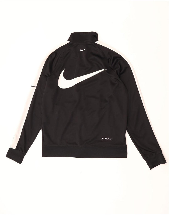 Giacca da ginnastica Nike Swoosh Graphic da uomo, color block medio nero