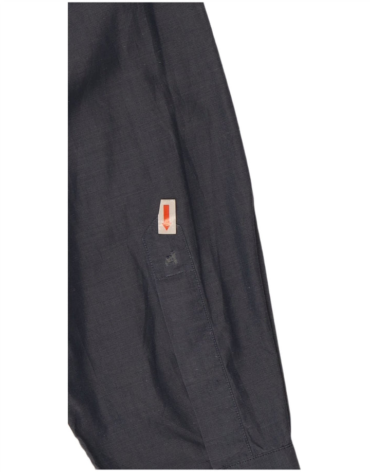Hugo Boss Chemise Homme Taille 16 41 Grand Coton Bleu Marine