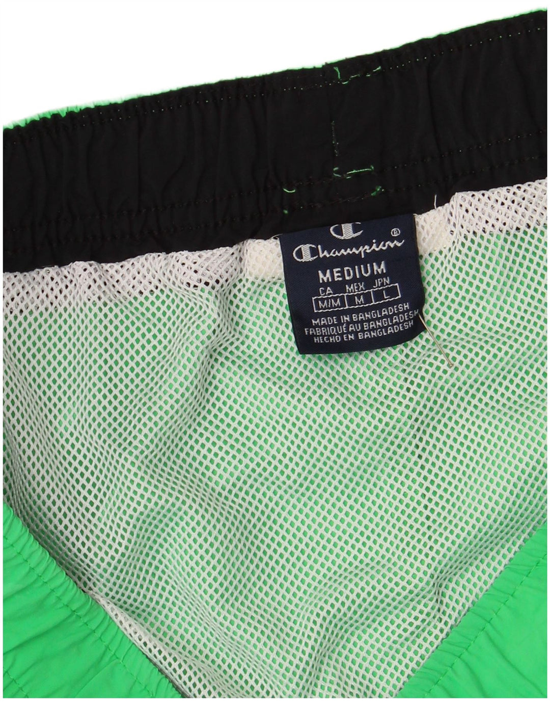 Champion Mens Swimming Shorts Medium  Green