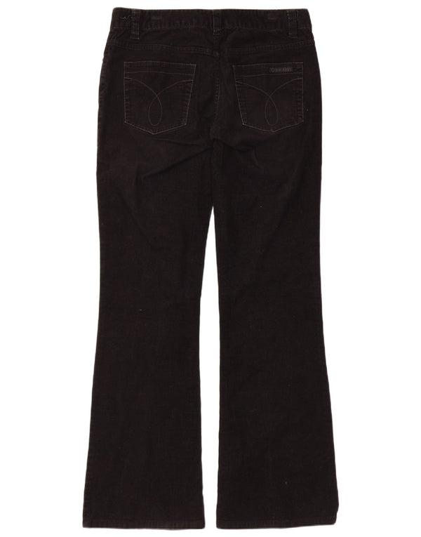 Calvin Klein Γυναικείο μποτάκι κοτλέ παντελόνι US 8 Medium W32 L31 μαύρο