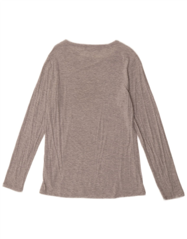 Marks & Spencer Haut à manches longues pour femme Gris moyen Modal UK 44