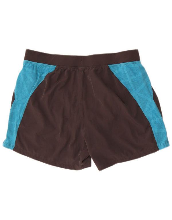 Under Armour Short de Sport Heat Gear XL Homme Gris Colorblock