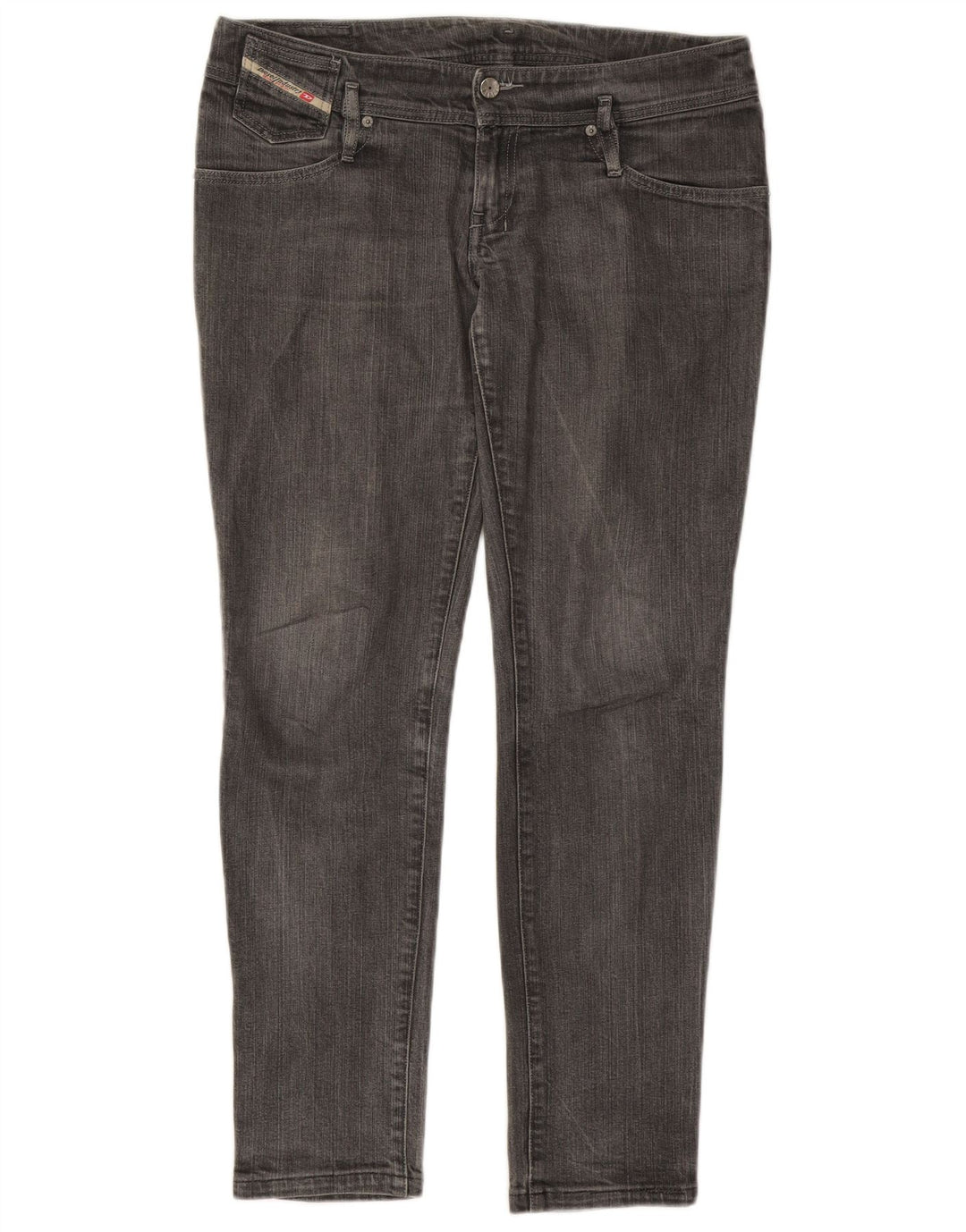 Diesel Womens Skinny Jeans W32 L30 Grey Cotton