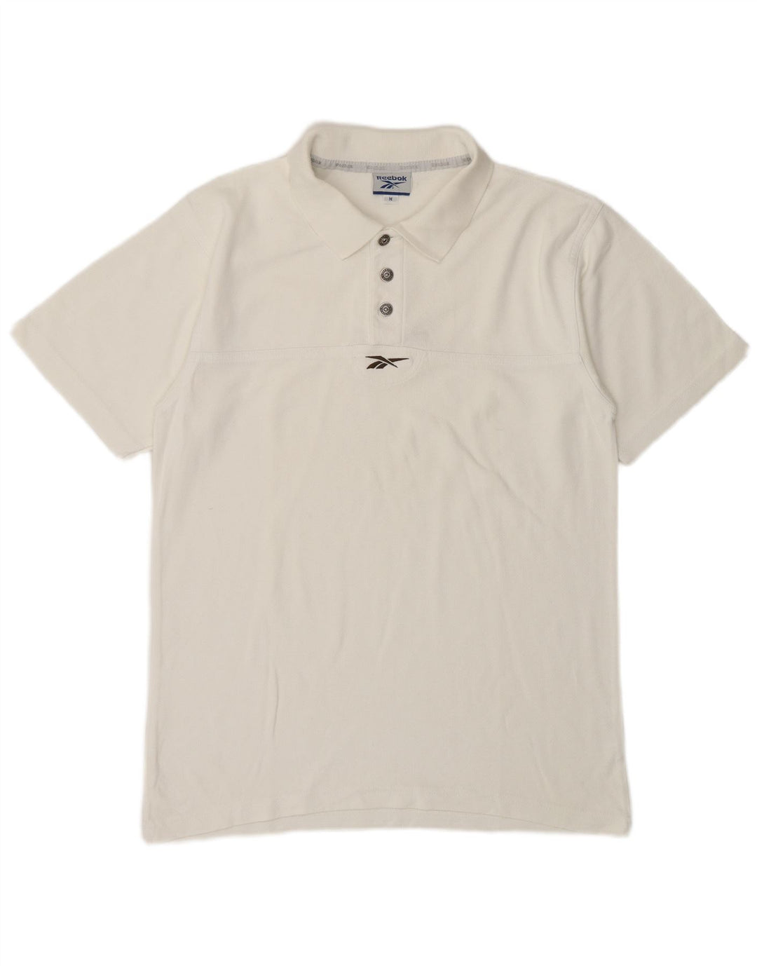 Reebok muška polo majica Srednje bijeli pamuk
