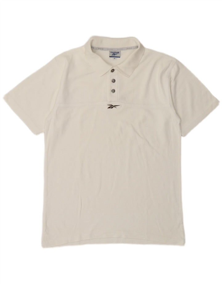 Reebok muška polo majica Srednje bijeli pamuk