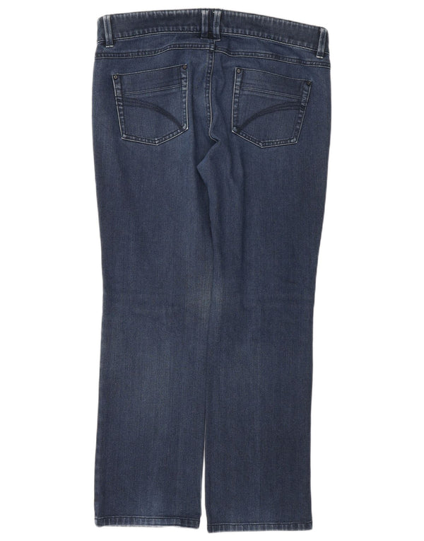 Jeans dritti autografi da donna Marks & Spencer UK 14 grandi W34 L28 blu