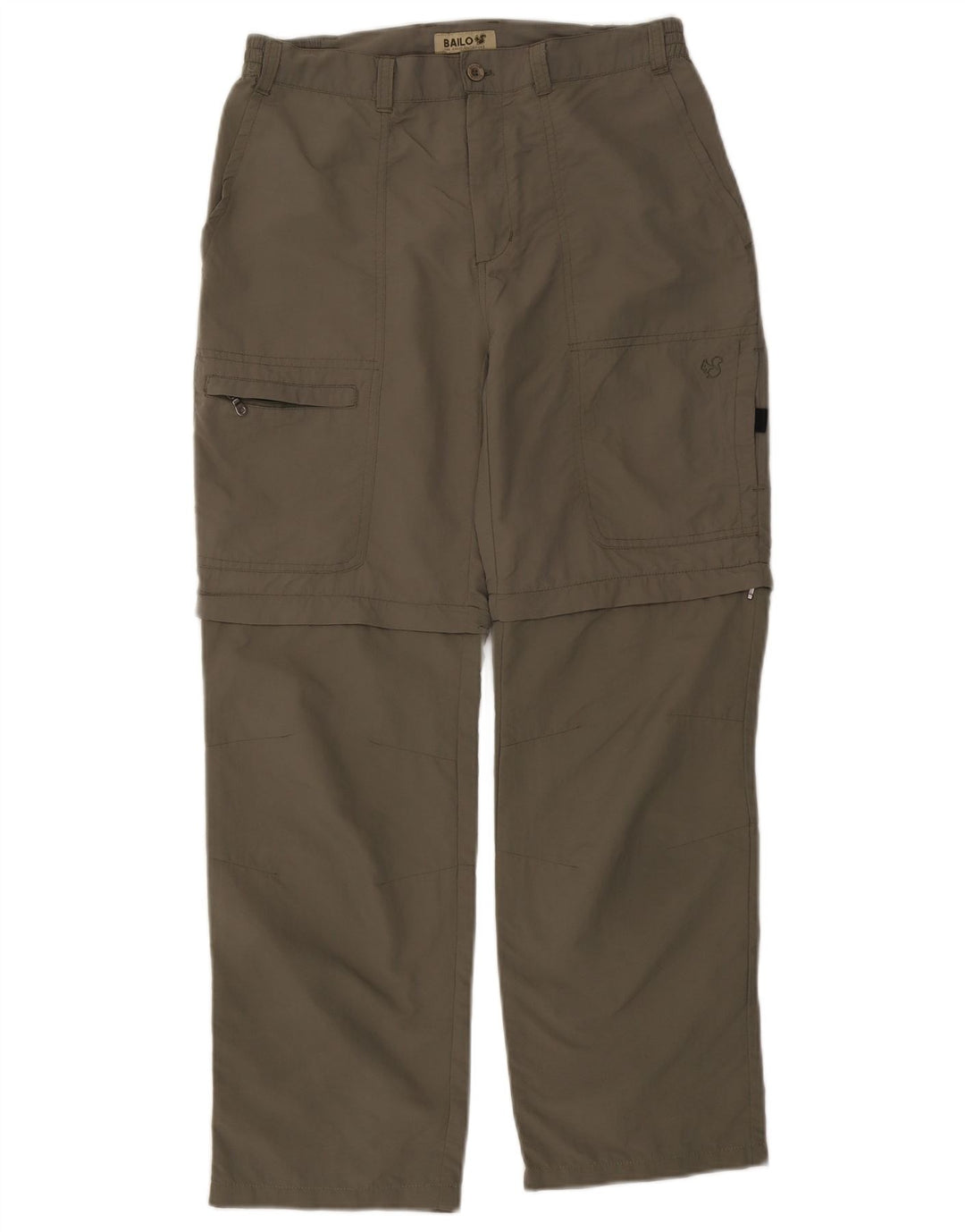 Gerade Cargo-Hose für Damen von Bailo, Größe M, W30, L28, Khaki, Polyamid