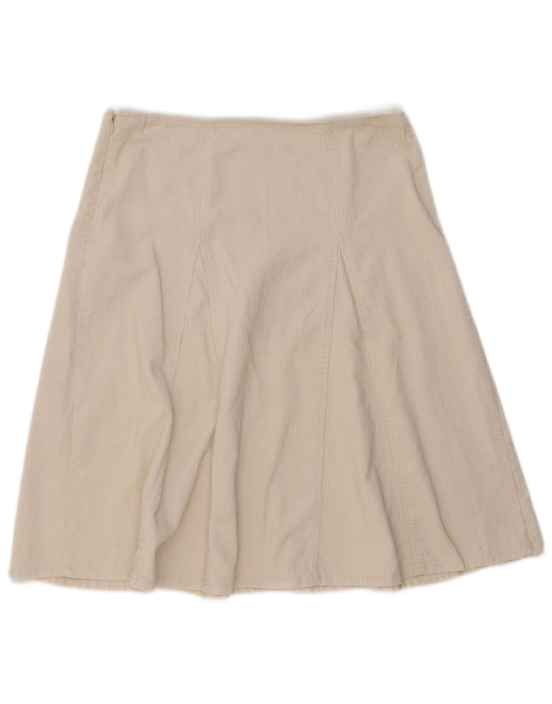 Zara Womens Corduroy Skirt Medium W32 White