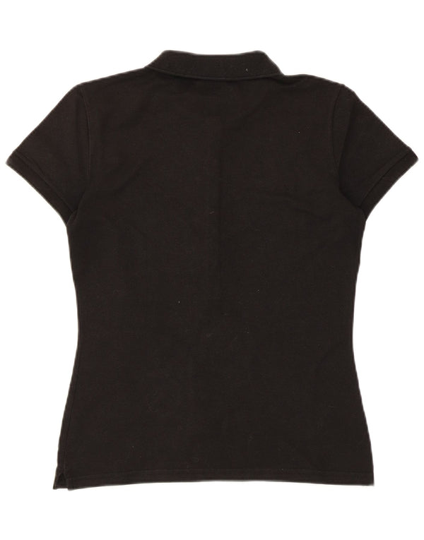 Polo Lacoste Mujer Talla 38 Mediano Negro Algodón