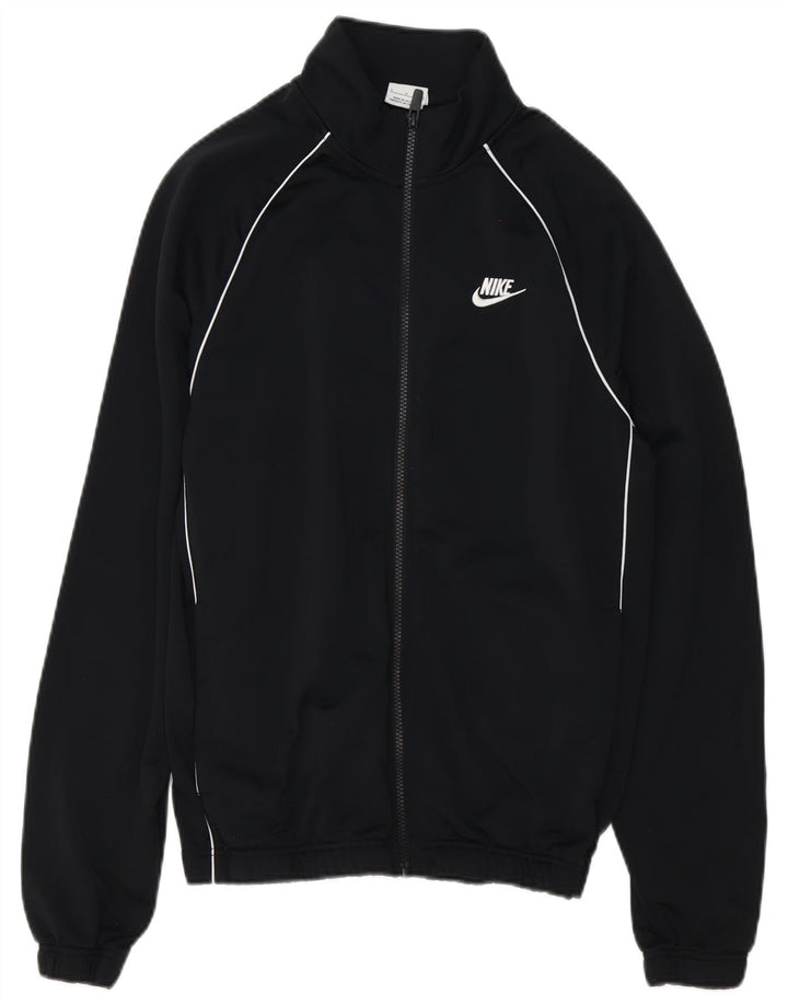Nike férfi tréningruha felső kabát kis fekete poliészter