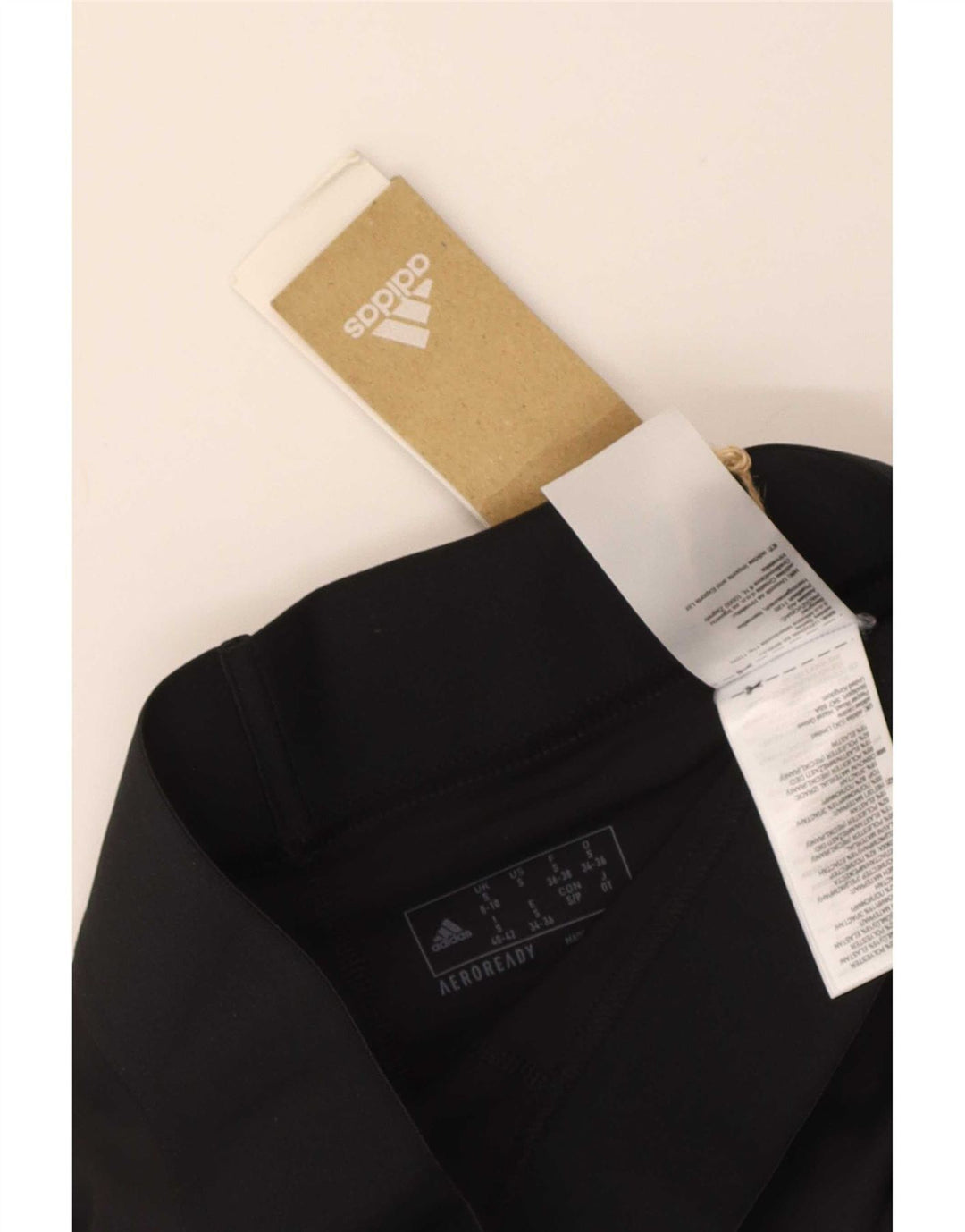 Adidas Womens Aeroready Leggings UK 8/10 Small Black Polyester