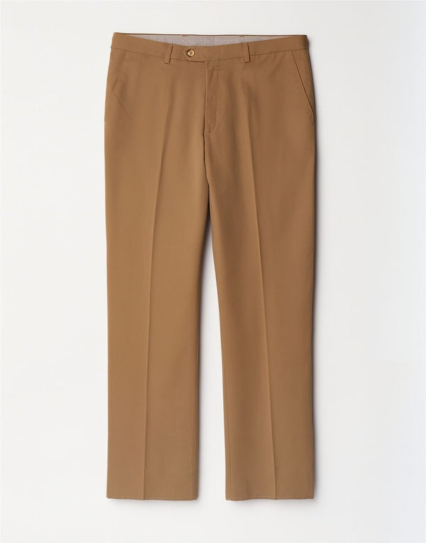 Tessuti Lanerossi Pantaloni da Abito da Uomo con Pegged IT 52 XL W34 L32 Beige
