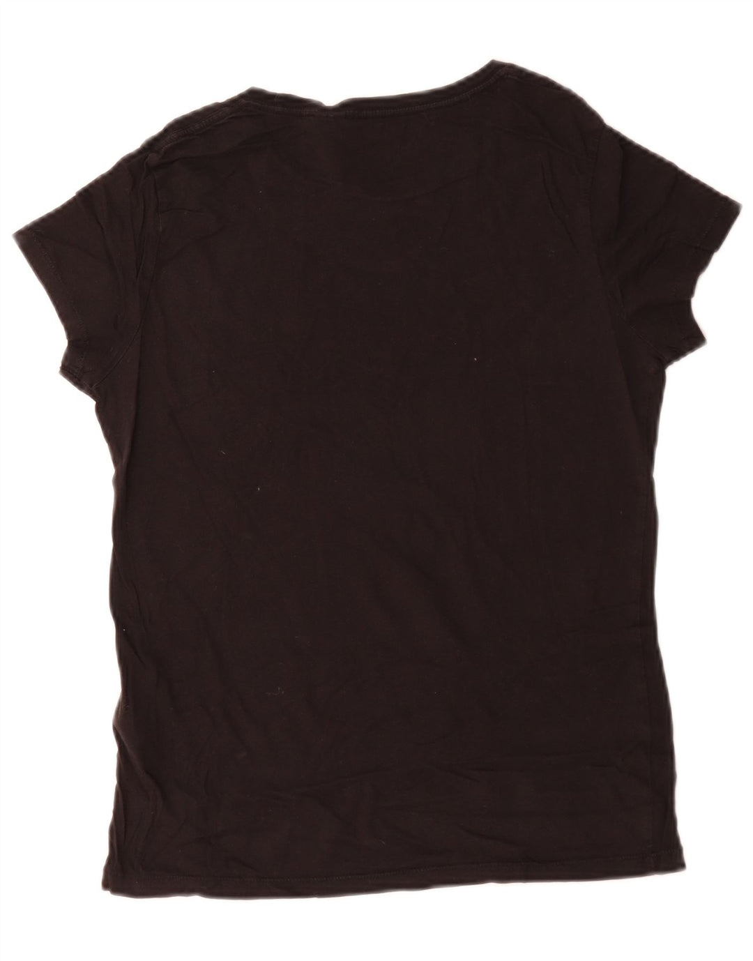 T-shirt grafica da donna Levi's Top UK 12 cotone nero medio