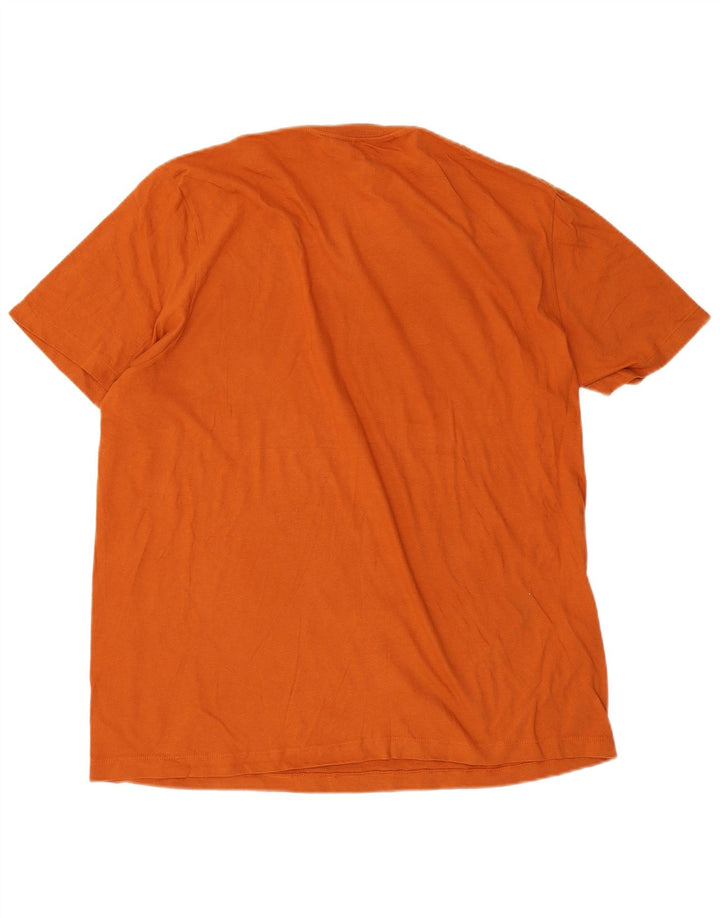 Nike Mens Texas Graphic T-Shirt Top Large Orange Cotton