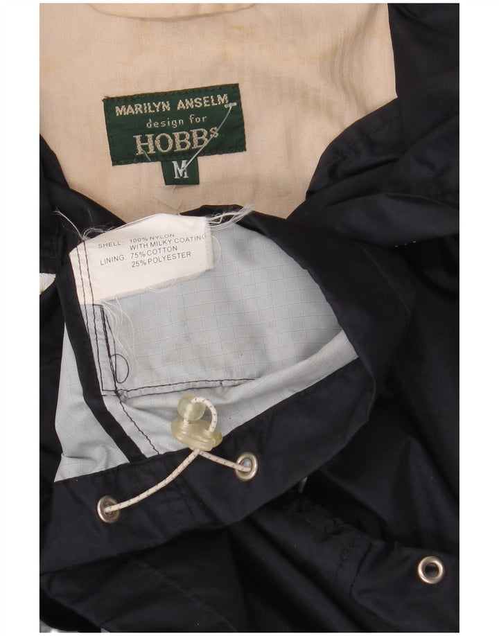 HOBBS Womens Marilyn Anselm Oversized Rain Jacket UK 14 Medium Navy Blue