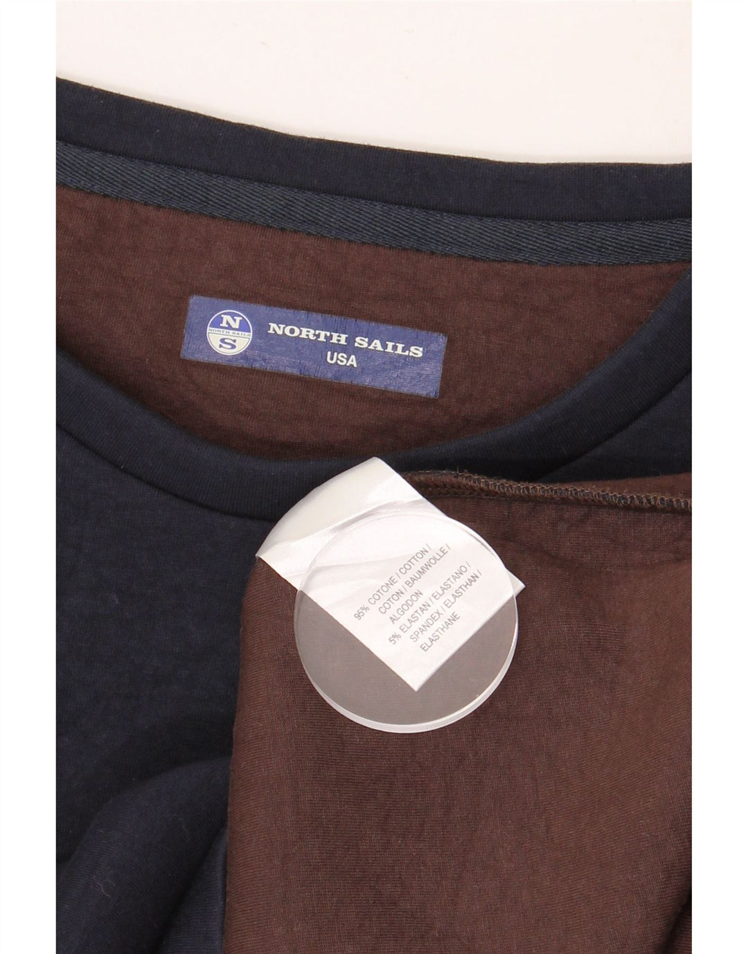 NORTH SAILS Womens Sweatshirt Jumper UK 10 Small Navy Blue Cotton