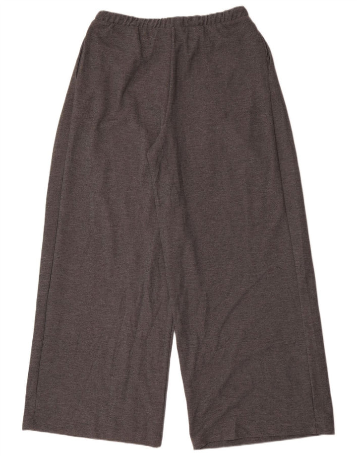 Marks & Spencer Womens High Waist Tracksuit Trousers UK 12 Medium Grey