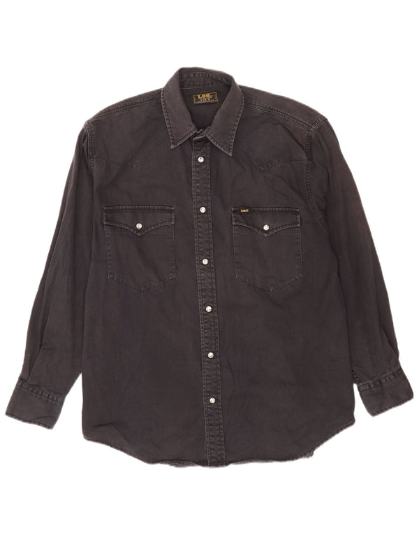 Lee Herre denimskjorte Medium Sort bomuld