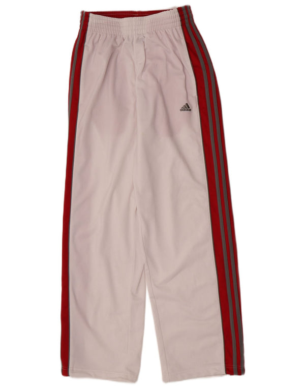 Γυναικεία αθλητική φόρμα Adidas Παντελόνι UK 8 Small White Colourblock Polyester