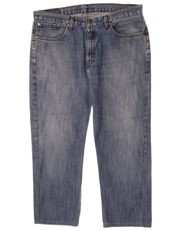 Jeans dritti tagliati da uomo Levi's W38 L26 cotone blu