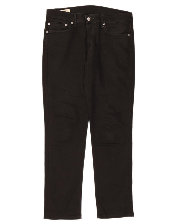 Levi's Herre 511 Slim Jeans W33 L29 Sort Bomuld