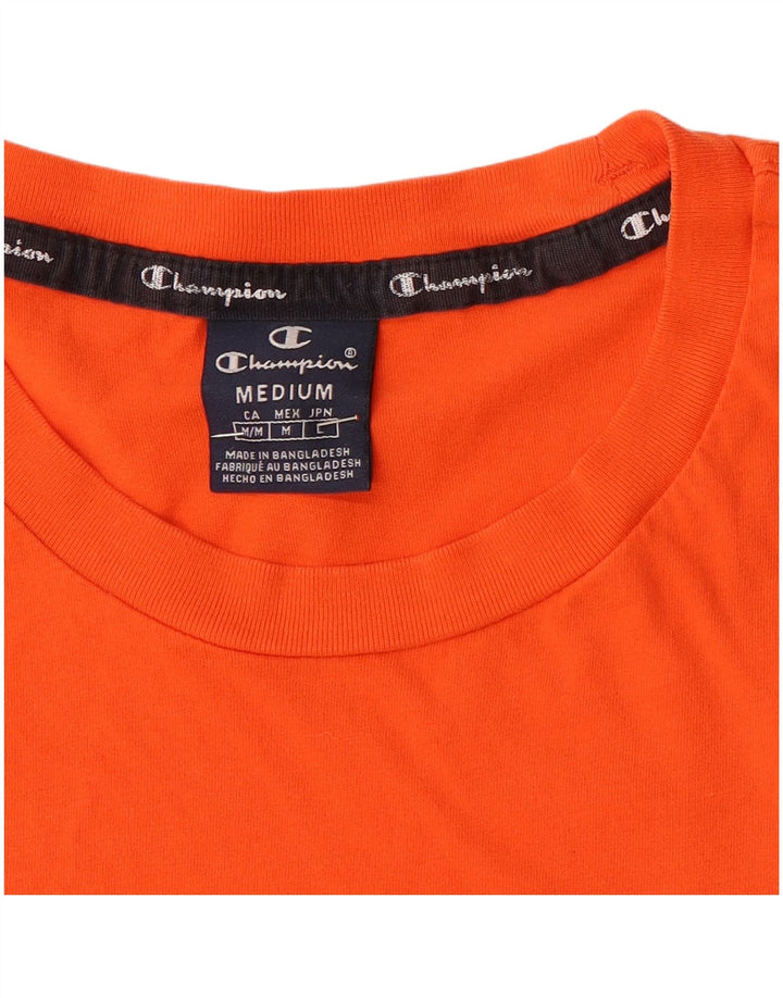Champion Mens T-Shirt Top Medium Red