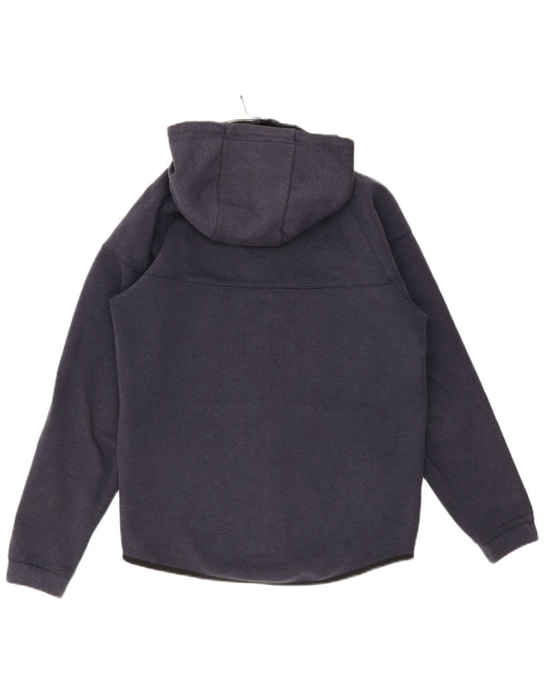 Nike Mens Zip Hoodie Sweater Medium Navy Blue Cotton