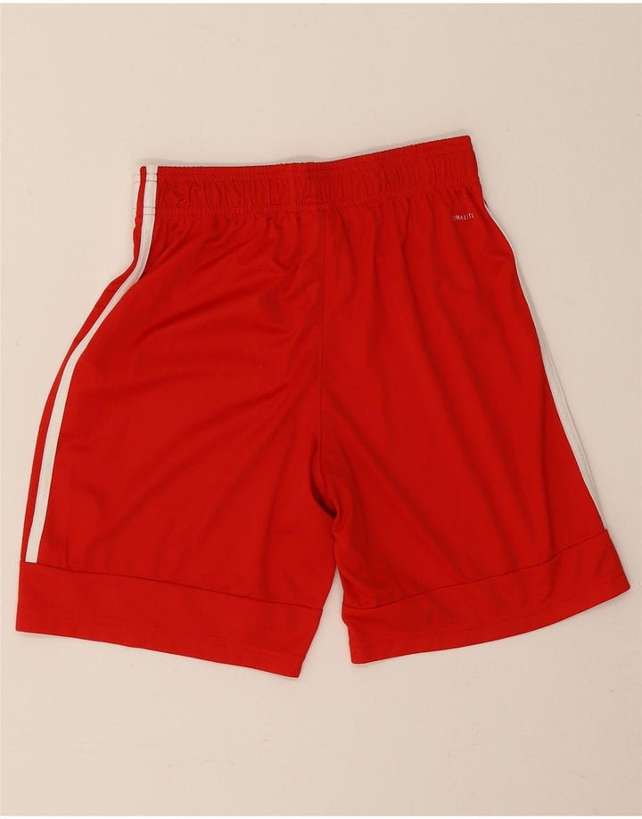 Adidas Boys Sport Shorts 13-14 Years Red Polyester