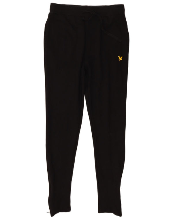 Lyle & Scott Mens Tracksuit Trousers Small Black Cotton