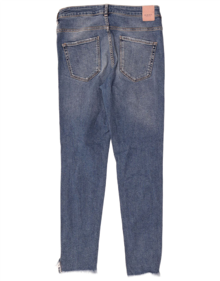Zara Womens Distressed Skinny Jeans EU 40 Medium W30 L27 Blue