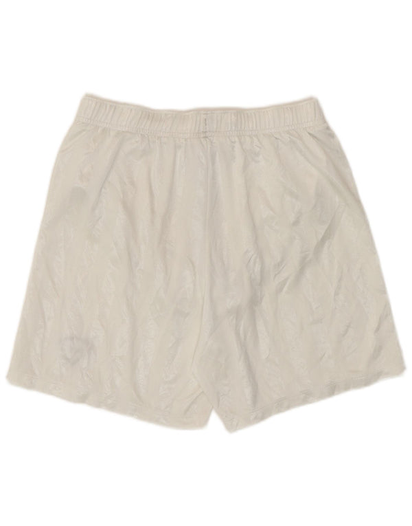 Nike Dri Fit - Pantalones cortos deportivos para hombre (poliéster), color blanco