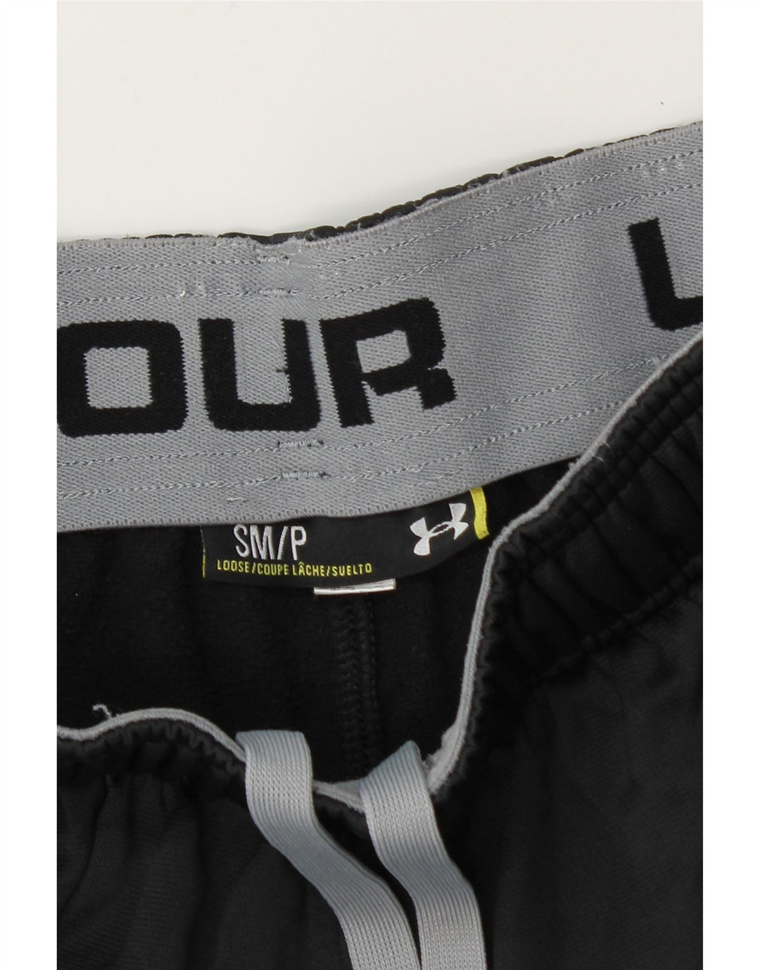 UNDER ARMOUR Womens Graphic Tracksuit Trousers UK 8 Small Black