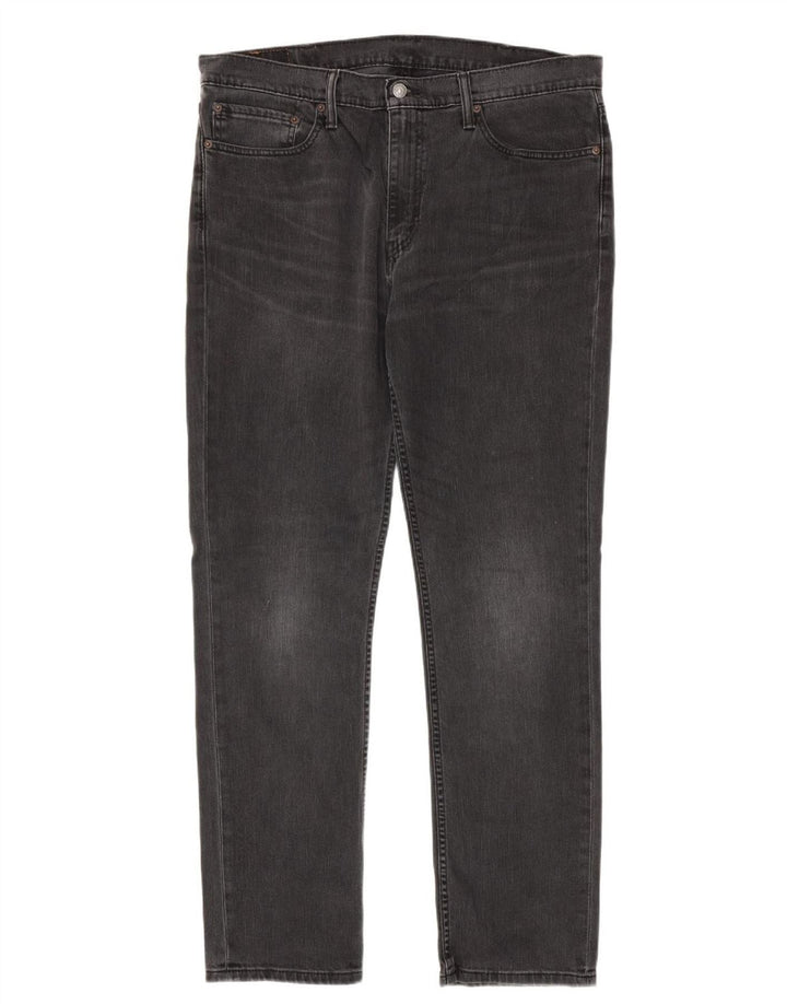 Levi's Mens 511 Slim Jeans W38 L34 Black Cotton