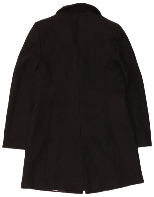 Zara Femme Pardessus UK 6 XS Laine Noire