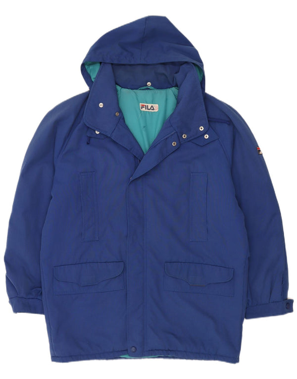 Fila Chaqueta utilitaria con capucha para hombre IT 52 XL Azul marino