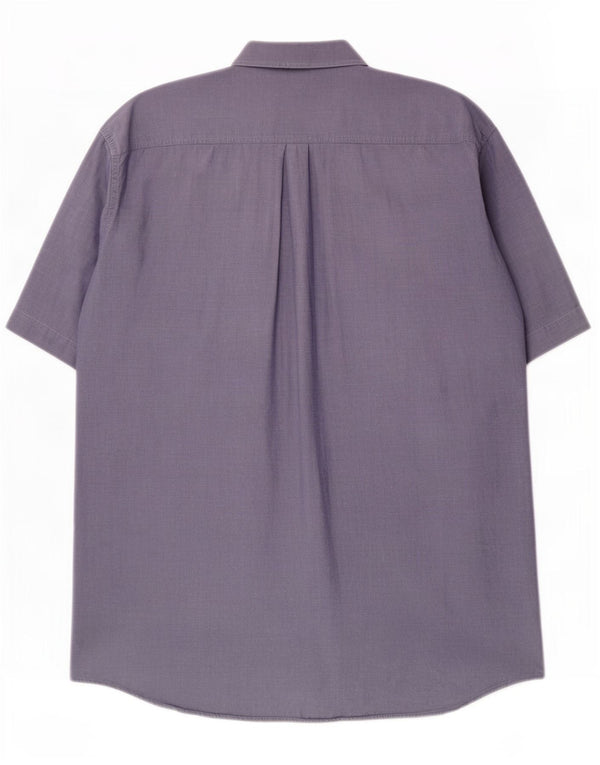 Levi's Chemise à Manches Courtes Homme Bleu Coton Large