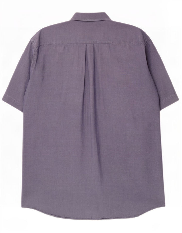 Levi's Herren-Kurzarmhemd, groß, aus blauer Baumwolle