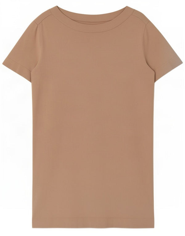 Cos Womens Oversized Shift Dress UK 10 Small Beige Viscose
