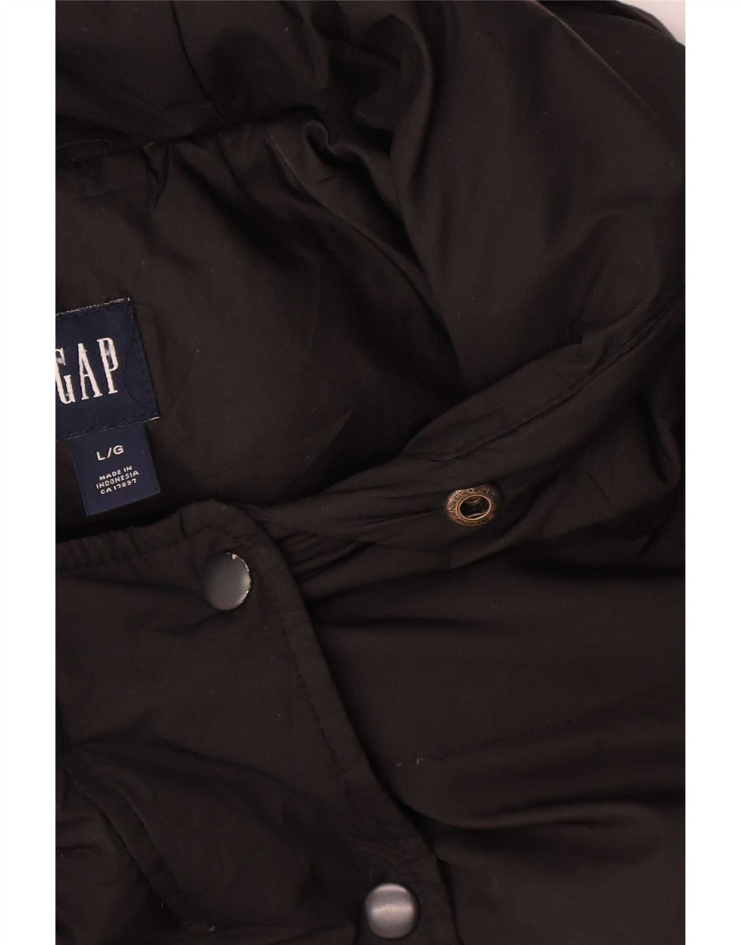 Gap Chaqueta acolchada con capucha para mujer UK 46 Large Black