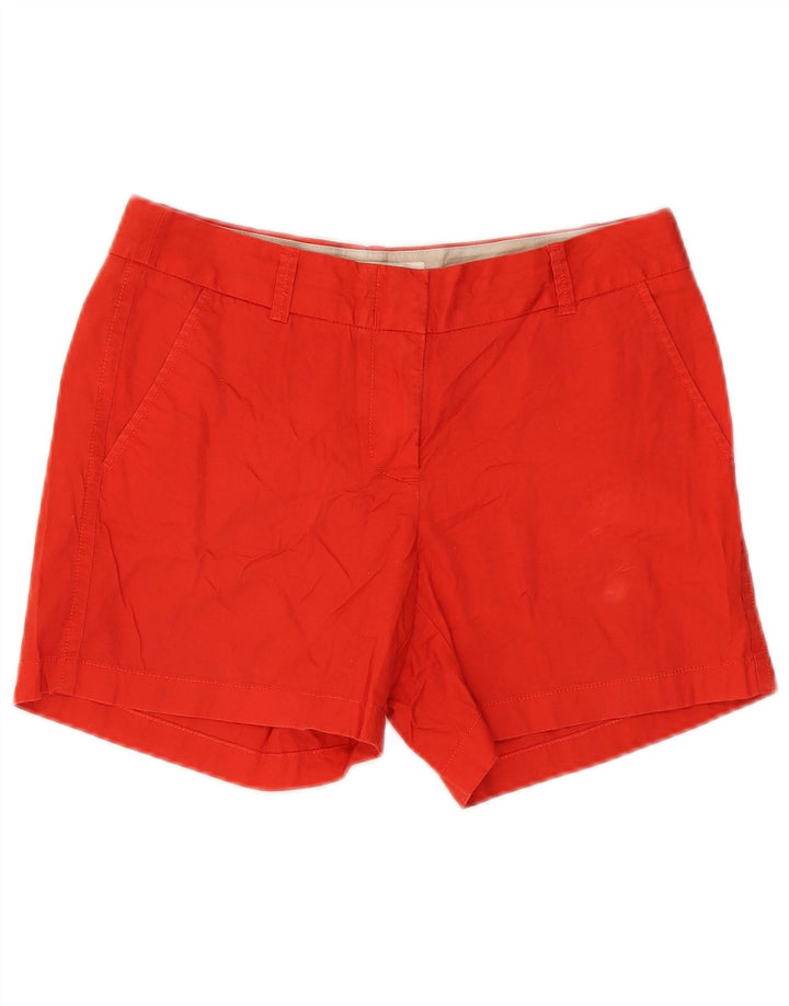 J. Crew Chino Shorts til kvinder US 4 Små W30 rød bomuld