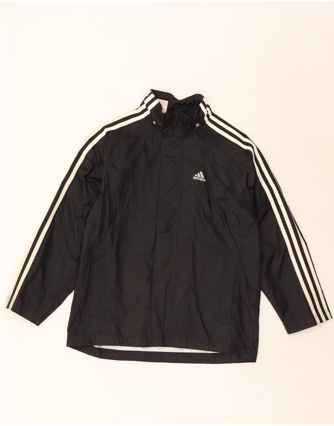 Giacca antipioggia Adidas da ragazzo 9-10 anni in nylon nero