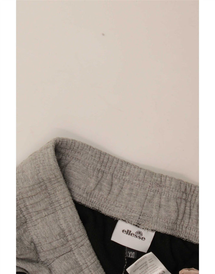 Ellesse Womens Tracksuit Trousers UK 20 2XL  Grey Flecked Polyester