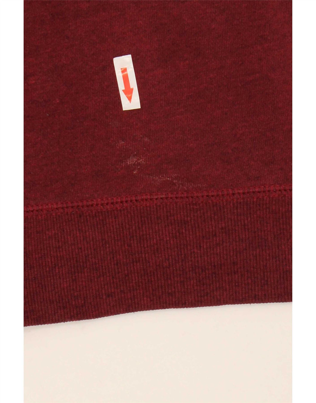 Vans Mens Graphic Zip Hoodie Sweater Medium Burgundy Cotton