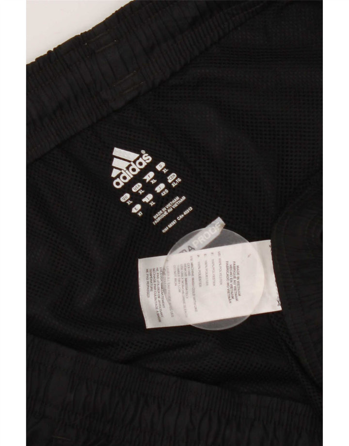 Adidas Mens Clima Proof Tracksuit Trousers XL  Black Polyester