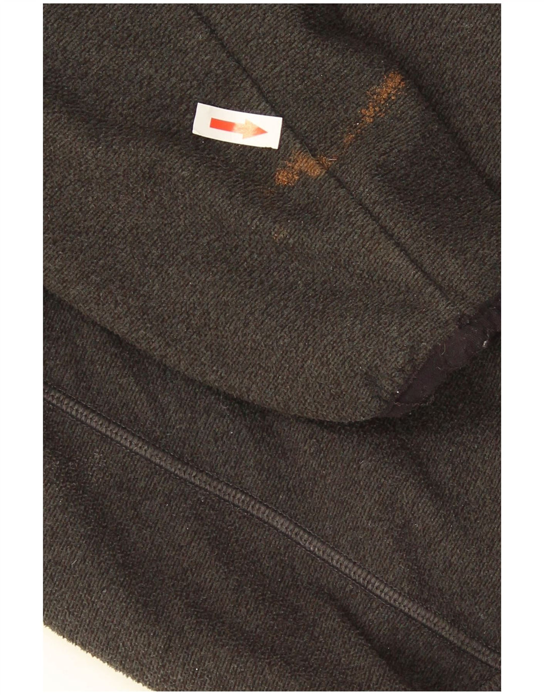 Berghaus Mens Zip Neck Fleece Jumper Large Green Flecked Polyester