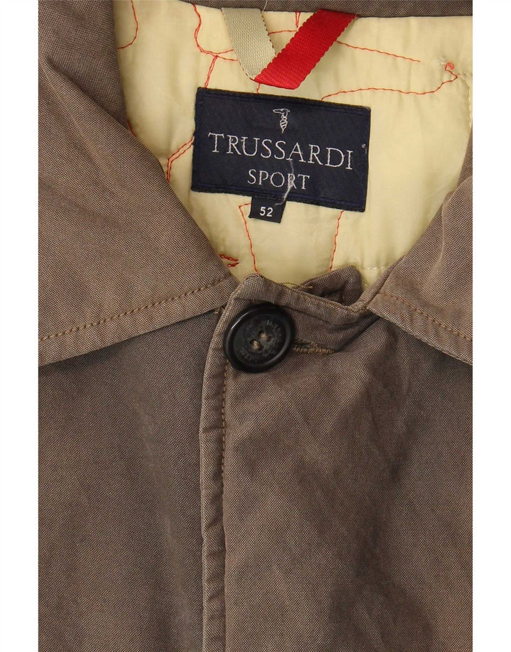 Sobretudo masculino Trussardi IT 54 2XL cinza