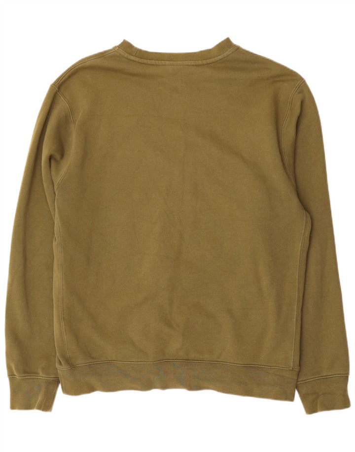 Nike Mens Sweatshirt Jumper Medium Khaki Cotton