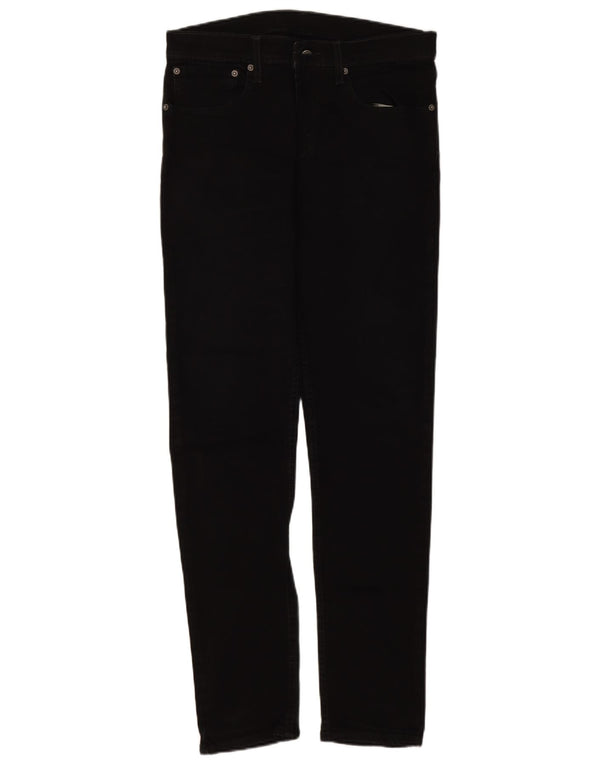 Calça jeans masculina Levi's 512 Slim Tapered W32 L32 algodão preto