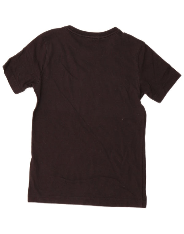 Adidas drenge grafisk t-shirt top 9-10 år sort bomuld